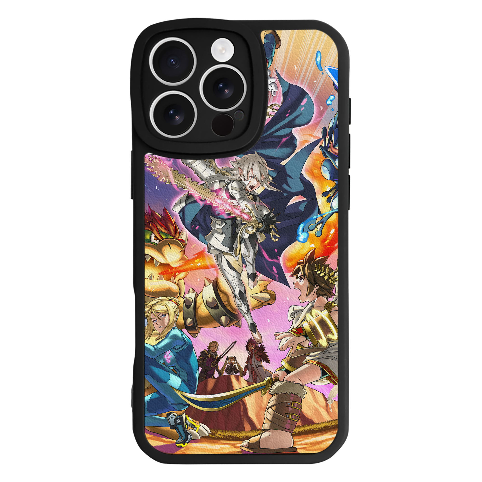 （画像用） ポケットモンスター Pokémon 【iPhone 16シリーズ対応】シリコンスマホケース（レザー調） 材質：シリコン